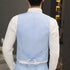 Men's Formal V Neck Tuxedo Vest - Tailored Fit Waistcoat for Business Events and Gatherings